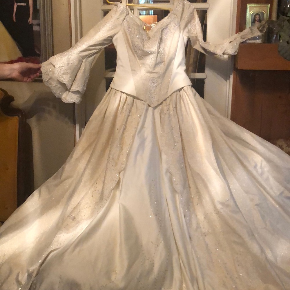 Heavy beautiful princess dress.